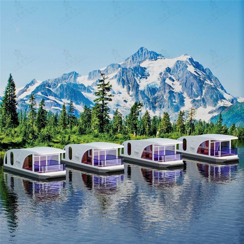 Плавучий дом-капсула с солнечной энергией и понтоном (арт. 26-1090179)