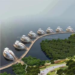 Плавучий дом 8.5м модульный контейнер на воде (арт. 26-1090180)