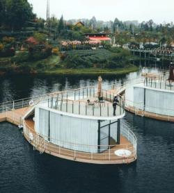 Плавающий отель-глэмпинг люкс контейнерный дом (арт. 26-1090183)