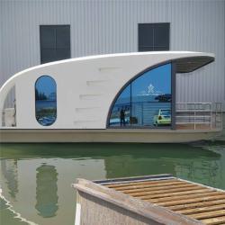 Миниатюрная эковилла на воде из стали, модульная (арт. 26-1090195)