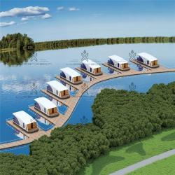 Плавучий дом с 2 спальнями и ванной, кондиционер (арт. 26-1090197)