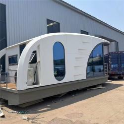 Дом на воде из алюминия 11.5м для аренды (арт. 26-1090201)