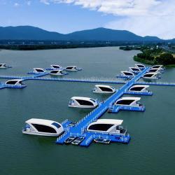 Плавучий дом яхта модульный мобильный отель на воде (арт. 26-1090208)