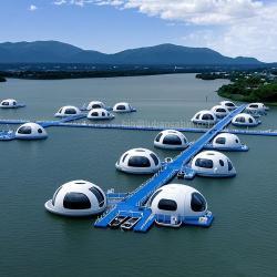 Плавучий дом-отель на воде с модульным дизайном (арт. 26-1090215)