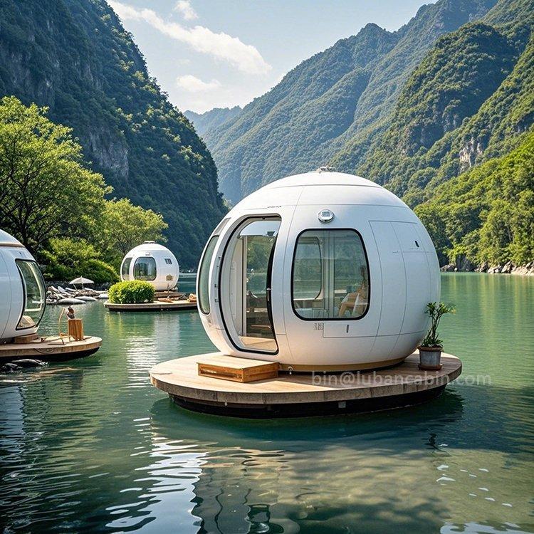 Плавучий дом-отель на воде с модульным дизайном (арт. 26-1090215)