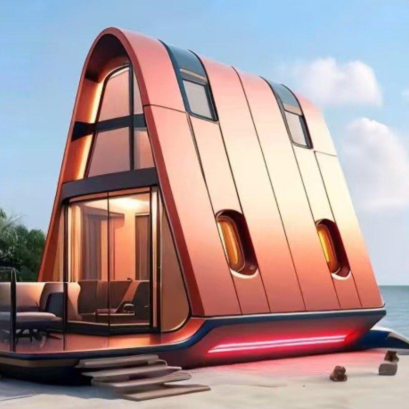 Домик-кабина на колесах двухуровневый для отелей и авиации (арт. 26-1090229)