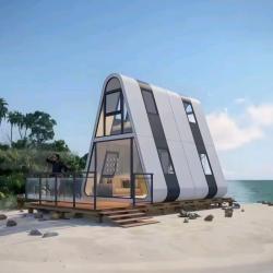 Мобильный двухуровневый стальной треугольный отель для кемпинга (арт. 26-1090231)