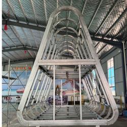 Мобильный двухуровневый стальной треугольный отель для кемпинга (арт. 26-1090231)