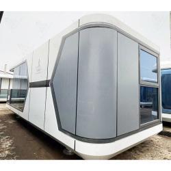 Дом-капсула мобильный алюминиевый модульный для отеля (арт. 26-1090239)