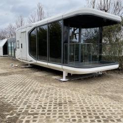 Мобильный дом в индустриальном стиле из стали для офиса и отеля (арт. 26-1090251)