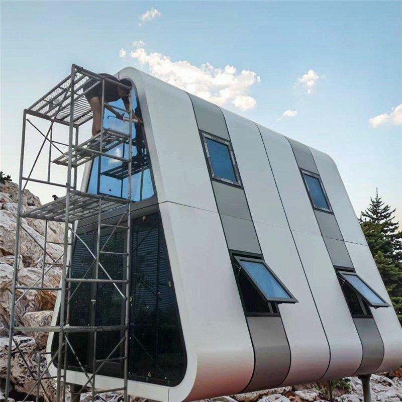 Зимний сад алюминиевый треугольный стеклянный дом (арт. 26-1090262)