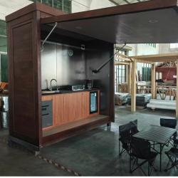 Электрическая уличная кухня из нержавеющей стали с пультом (арт. 26-1090275)