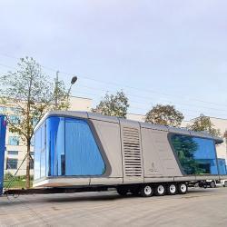 Дом-контейнер на колесах с изменяемым цветом и стеклом (арт. 26-1090280)