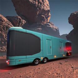 Дом-контейнер модульный водонепроницаемый стальной для кемпинга (арт. 26-1090296)