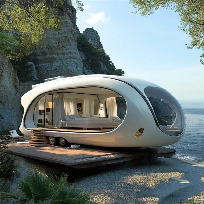 Дом-капсула для глэмпинга с стальным каркасом (арт. 26-1090309)