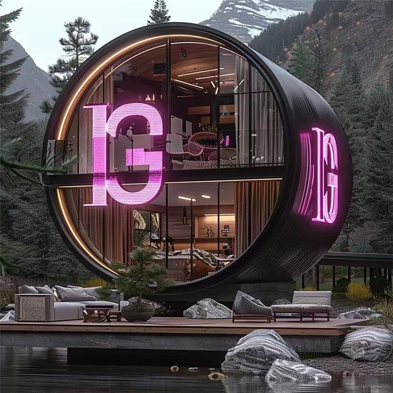 Капсульные дома для глэмпинга из стали на 2 спальни (арт. 26-1090311)