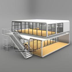 Капсульные дома для глэмпинга из стали на 2 спальни (арт. 26-1090311)