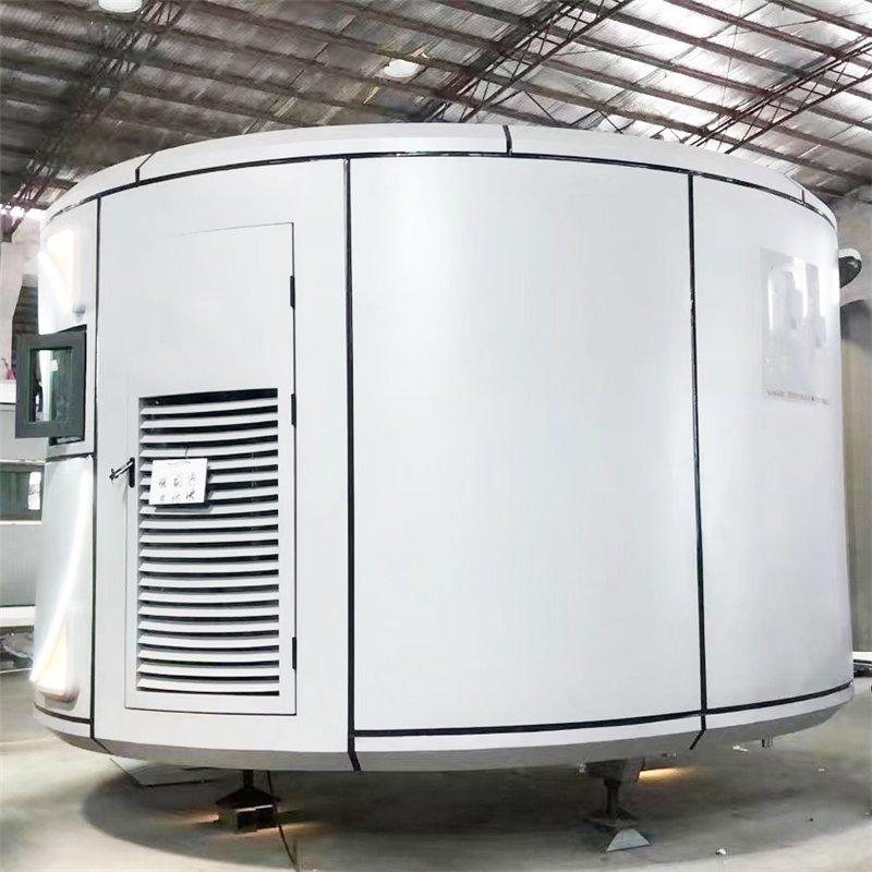 Капсульный дом с кондиционером и ванной, круглая форма (арт. 26-1090315)