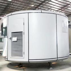 Капсульный дом с кондиционером и ванной, круглая форма (арт. 26-1090315)