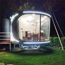 Капсульный дом с кондиционером и ванной, круглая форма (арт. 26-1090315)