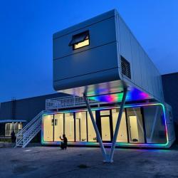 Контейнер-дом капсула с двойным слоем и звездным потолком (арт. 26-1090322)