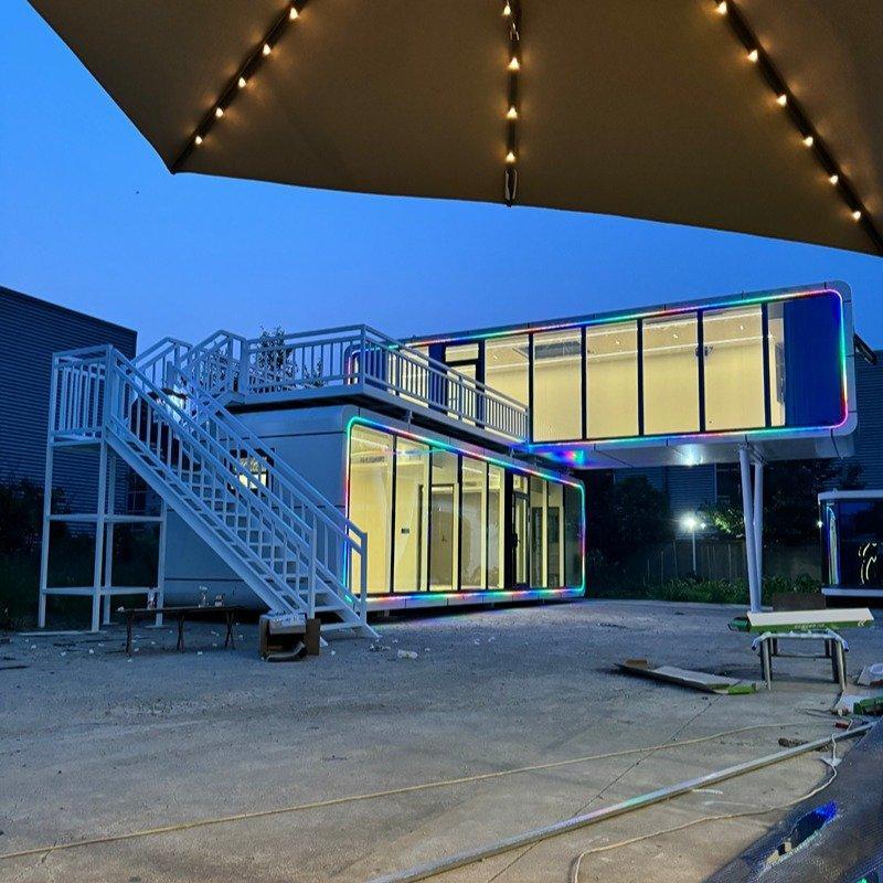 Контейнер-дом капсула с двойным слоем и звездным потолком (арт. 26-1090322)