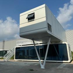 Контейнер-дом капсула с двойным слоем и звездным потолком (арт. 26-1090322)