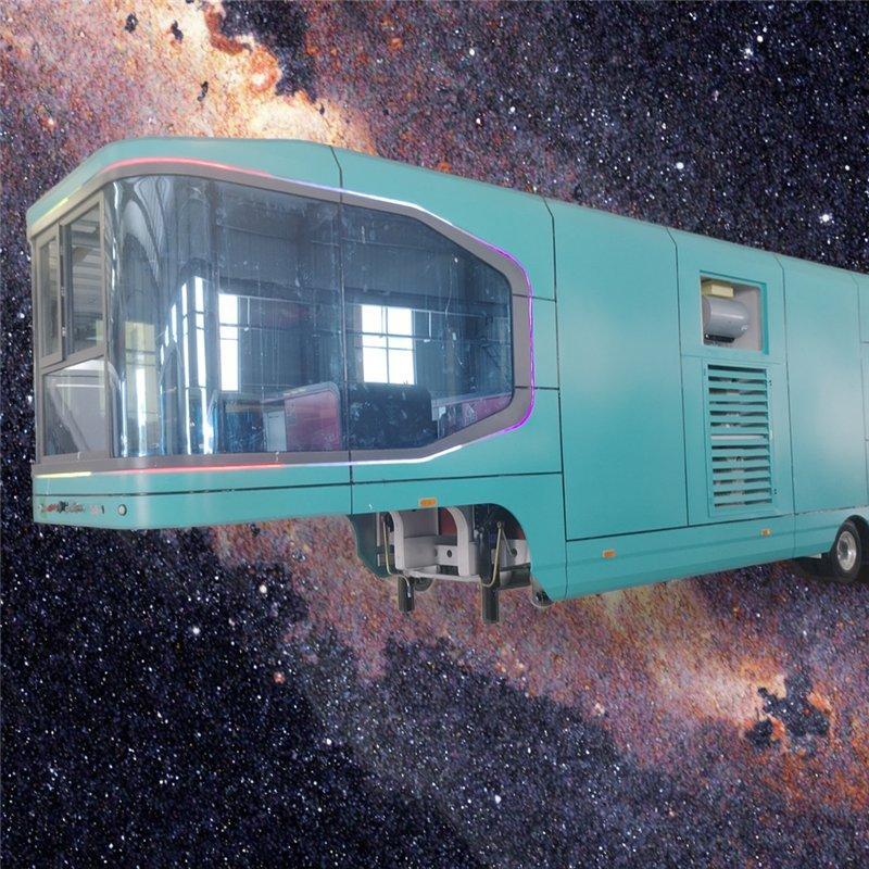 Мобильный стальной модульный дом футуристичный офис (арт. 26-1090326)