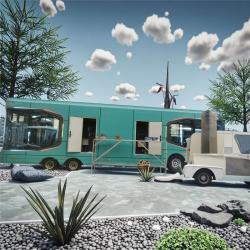 Модульные дома из стали водонепроницаемые 40ft для отелей и кемпинга (арт. 26-1090337)