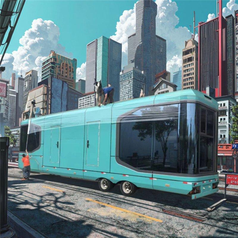 Дом-контейнер из стали с двумя ванными (арт. 26-1090339)