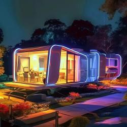 Модульный капсульный отель с кухней и туалетом (арт. 26-1090349)