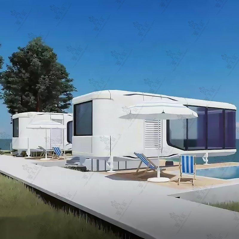 Дом-контейнер мобильный с мебелью и модульной конструкцией (арт. 26-1090364)