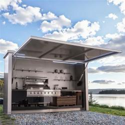 Минимобильный дом с грилем и возможностью перемещения (арт. 26-1090372)