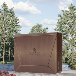 Модульная кухня для улицы с раковиной и холодильником (арт. 26-1090380)