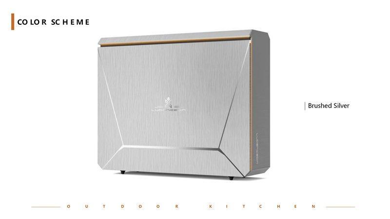 Уличная кухня многофункциональная с раковиной и холодильником (арт. 26-1090386)