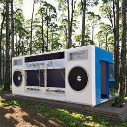 Дом-трансформер с кухней, складной и мобильный, арт. 26-1090400