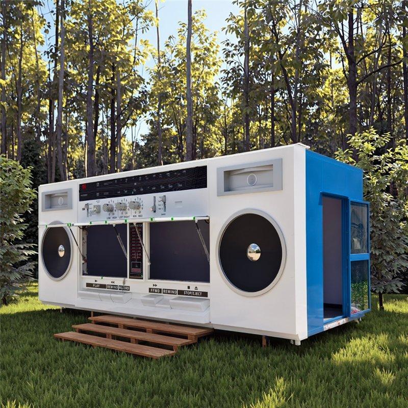 Дом-модуль Футуристичный с кухней и высокой мобильностью (арт. 26-1090401)