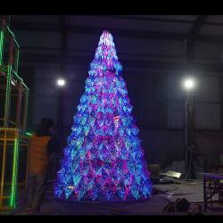 Искусственная акриловая елка 8м уличная с огнями (арт. 26-1090405)