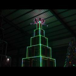 Искусственная акриловая елка 8м уличная с огнями (арт. 26-1090405)