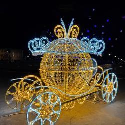 Светодиодная уличная фигура оленя для украшения (арт. 26-1090410)