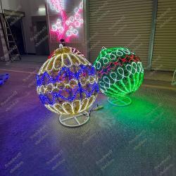 Арка 3D для улицы с гигантской елкой и коробками (арт. 26-1090413)