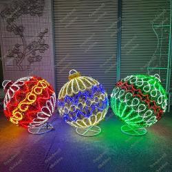 Арка 3D для улицы с гигантской елкой и коробками (арт. 26-1090413)