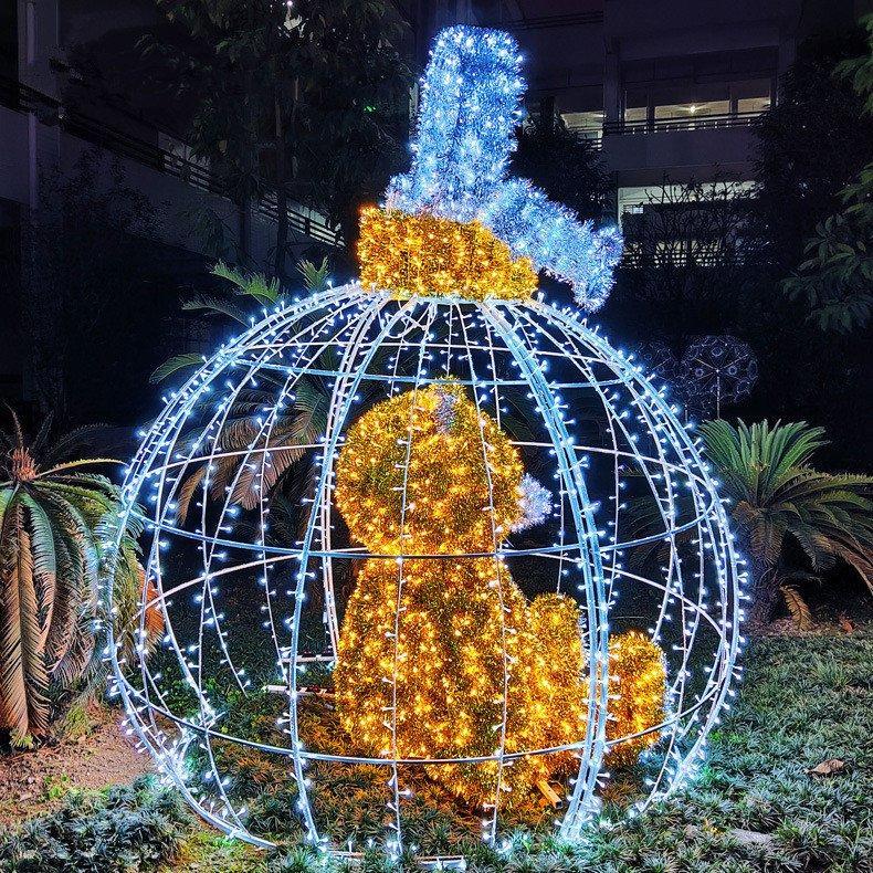 Арка LED 3D с животными для улицы и сада (арт. 26-1090427)