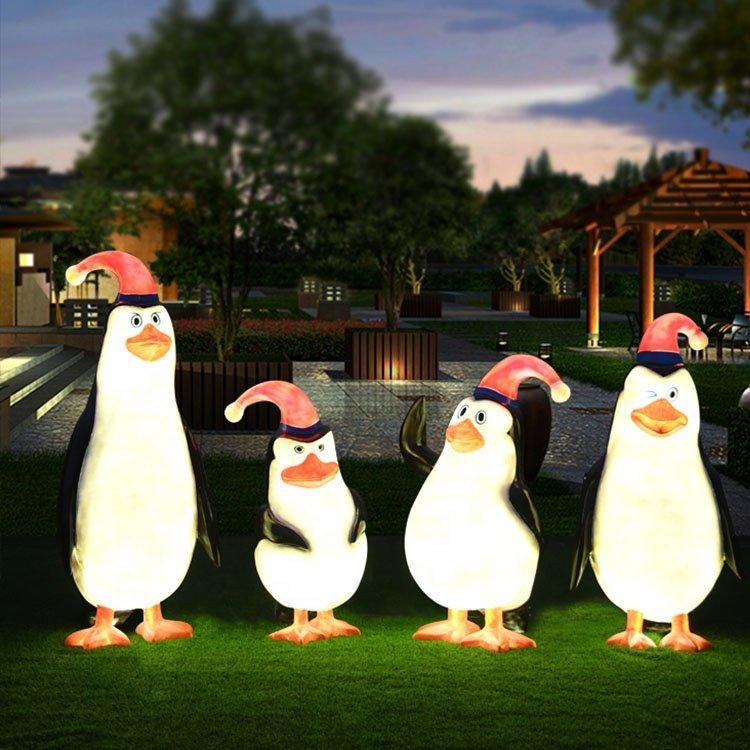 Статуя анимированная рождественская пингвин-олень для сада (арт. 26-1090433)