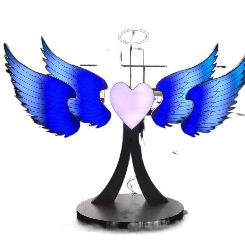 Украшение светодиодные металлические крылья ангела для ТЦ (арт. 26-1090436)