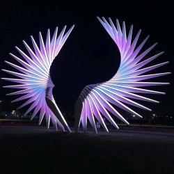 Светодиодные 3D крылья ангела для улицы, разноцветные (арт. 26-1090437)