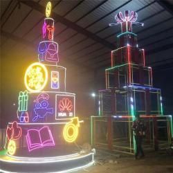 Новогодняя светодиодная уличная елка с крупным мотивом (арт. 26-1090443)