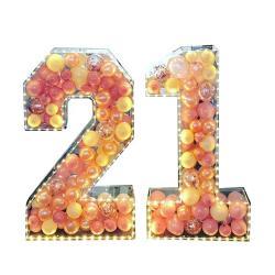 Украшение для вечеринки Буквы и цифры из железа арт. 26-1090446