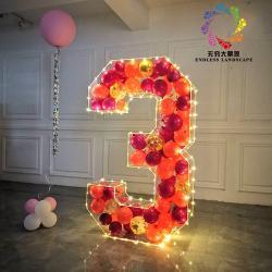 Украшение для вечеринки Буквы и цифры из железа арт. 26-1090446