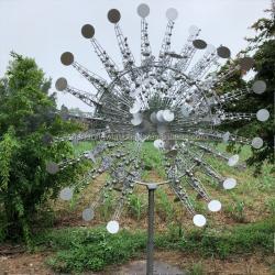 Кинетическая скульптура из нержавеющей стали для улицы (арт. 26-1090471)
